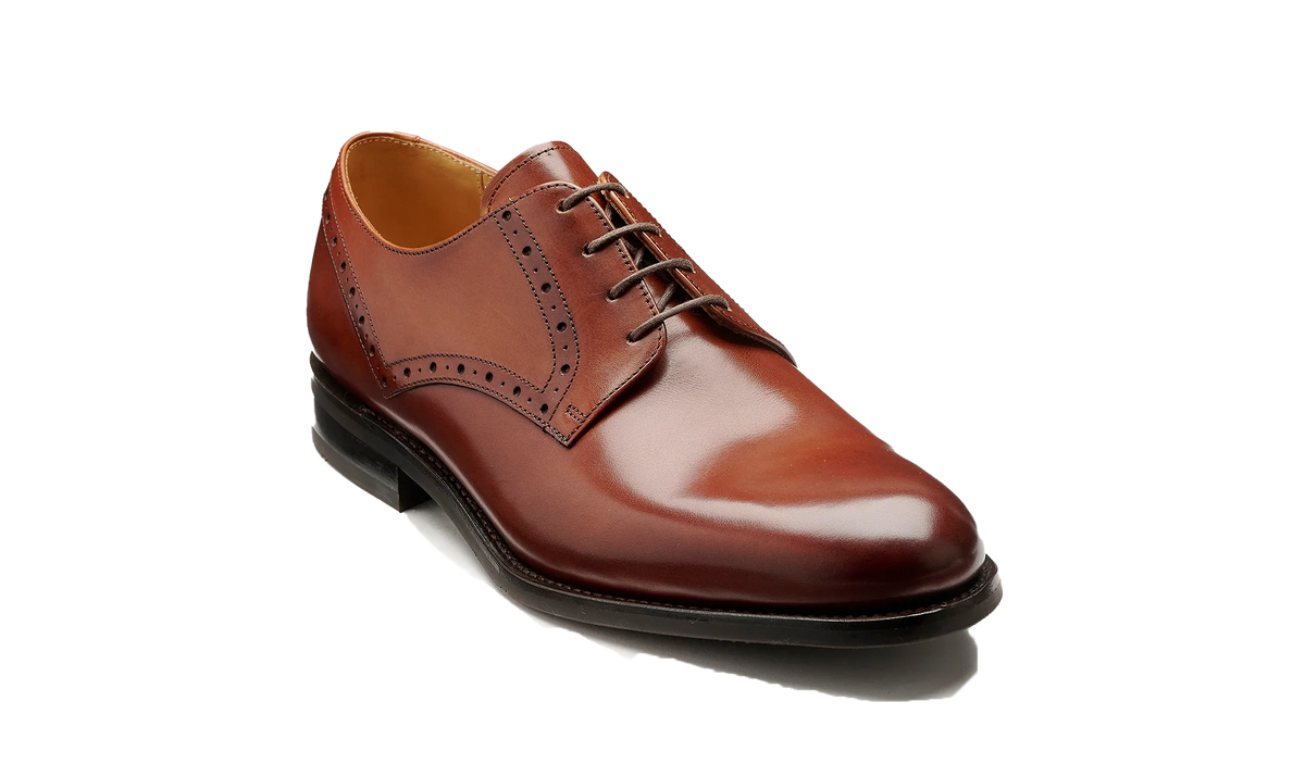 Barker Walnut Brown Oakham with Rubber Sole