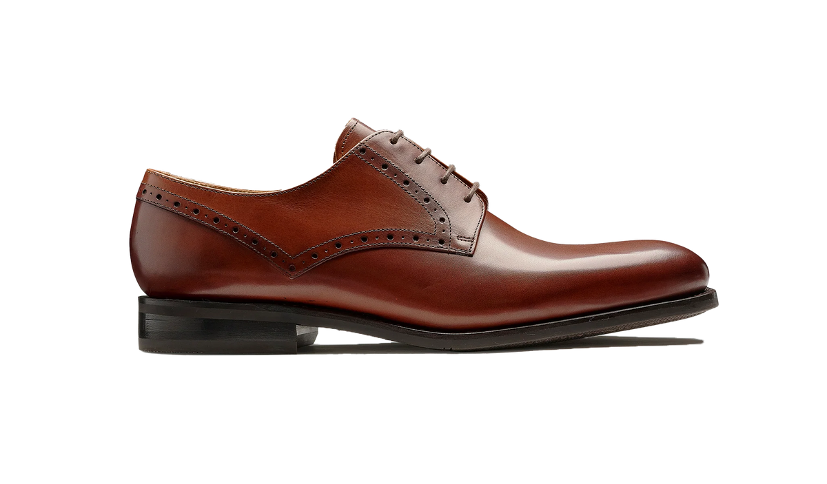 Barker Walnut Brown Oakham with Rubber Sole