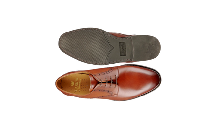 Barker Walnut Brown Oakham with Rubber Sole