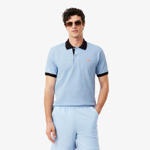 Load image into Gallery viewer, Lacoste Blue Contrast Tipped Polo PH2017 4I3