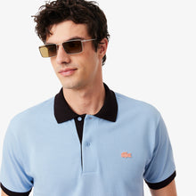 Load image into Gallery viewer, Lacoste Blue Contrast Tipped Polo PH2017 4I3