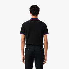 Load image into Gallery viewer, Lacoste | Regular Fit Tipped Stretch Polo in Black | PH3461 031