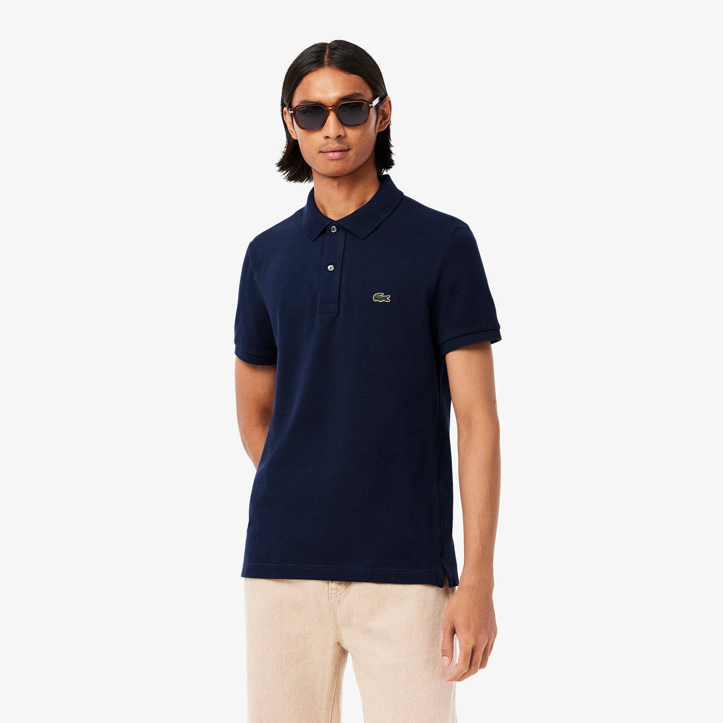 Lacoste Polo Shirt in Navy PH4012 166