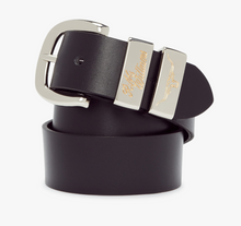 Load image into Gallery viewer, RM Williams Black Belt with Silver Buckle CB583 02