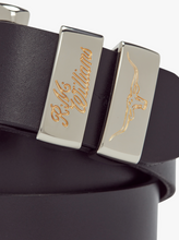 Load image into Gallery viewer, RM Williams Black Belt with Silver Buckle CB583 02