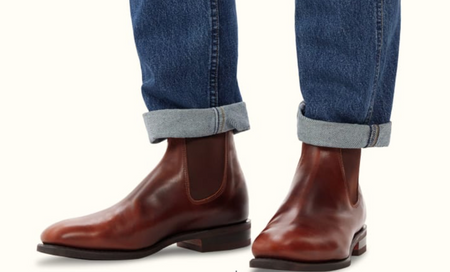 RM Williams Mid Brown Dynamic Flex Craftsman Boots B543P 24