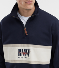Load image into Gallery viewer, RM Williams Classic 1/2 Zip Sweat Navy KZU00BB