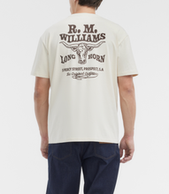 Load image into Gallery viewer, RM Williams | Kandos Longhorn Backprint Tee in Ecru | KDU10JE