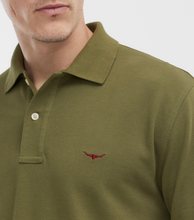 Load image into Gallery viewer, RM Williams Fatigue Green Polo Shirt KP210PQ