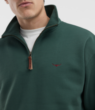 Load image into Gallery viewer, RM Williams Mulyungarie Zip Sweat Pine Green KZU00BB
