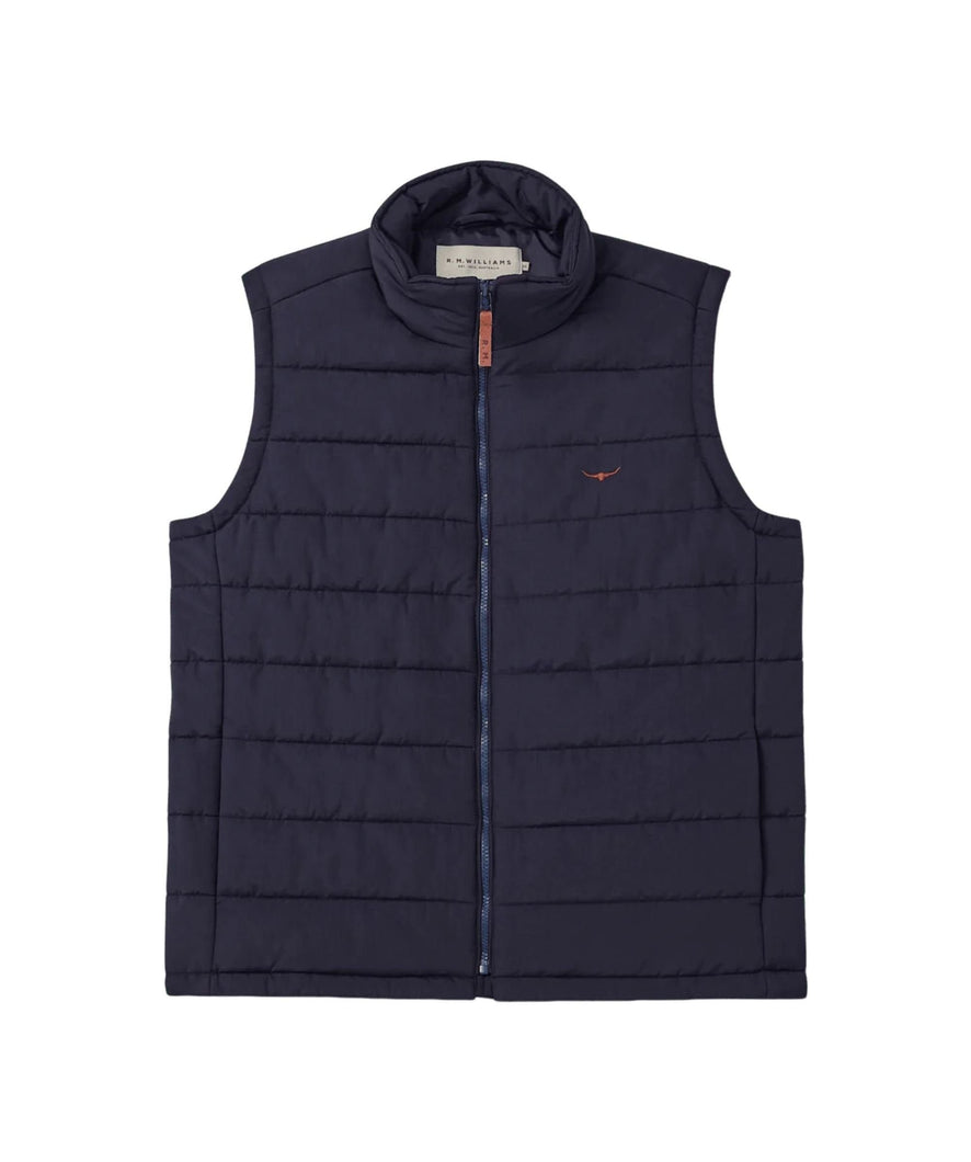 RM Williams Navy Gilet jv232