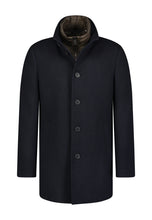 Load image into Gallery viewer, Roy Robson Navy Knee Length Coat 15956 98