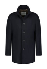 Load image into Gallery viewer, Roy Robson Navy Knee Length Coat 15956 98