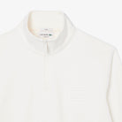 Lacoste White Zip Sweat SH0784 70V