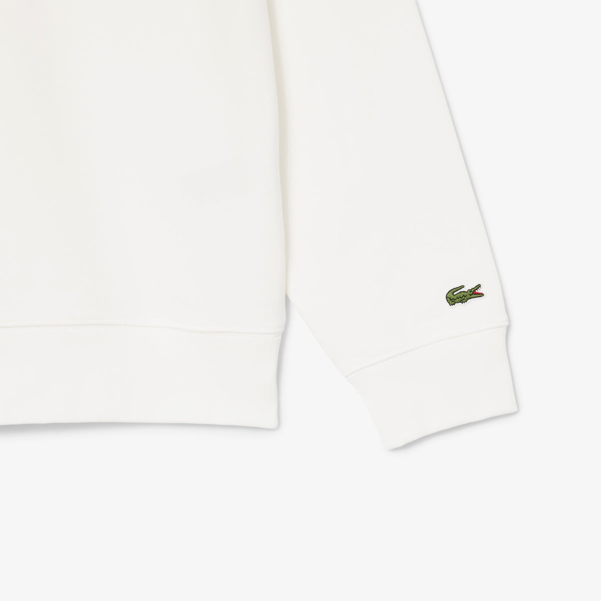 Lacoste White Zip Sweat SH0784 70V