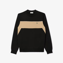 Load image into Gallery viewer, Lacoste | Colour Block Sweatshirt in Black &amp; Beige | SH2851 CMB