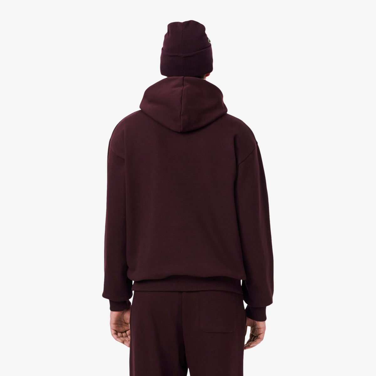 Lacoste Burgundy Hoodie SH8863 3KE