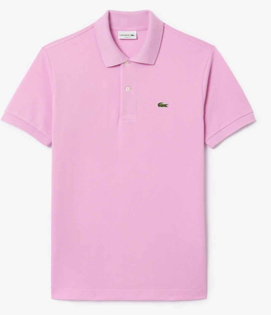 Lacoste L1212 ixv | Regular Fit Cotton Pique Polo in Pink