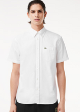 Load image into Gallery viewer, Lacoste ch1917 001 | Short Sleeve Oxford Regular Fit Shirt in White