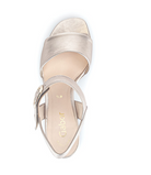 Gabor Metallic Gold Dressy Sandals 61.700.62 Puder