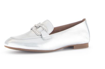 Gabor Silver Loafers 65.210.61