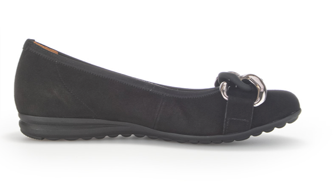 Gabor Black Slip On 62.625.47