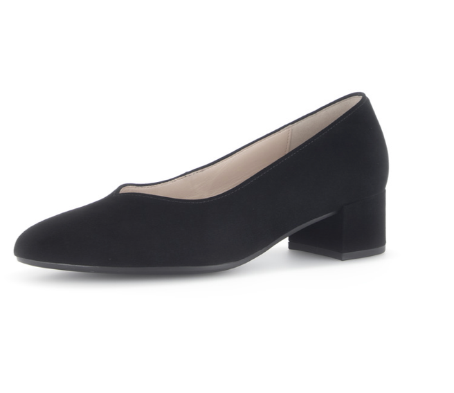 Gabor Black Court Shoes 61.431.17