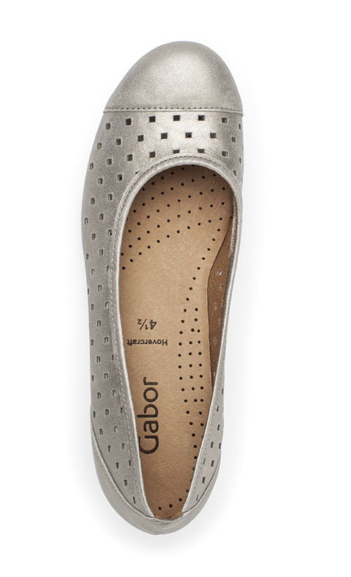 Gabor Metallic Gold Ballerina 64.169.62