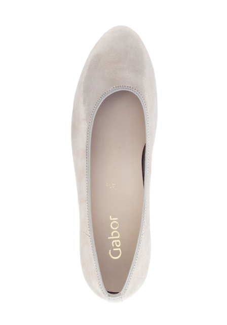 Gabor Court Shoe in Metallic Gold 61.421.62