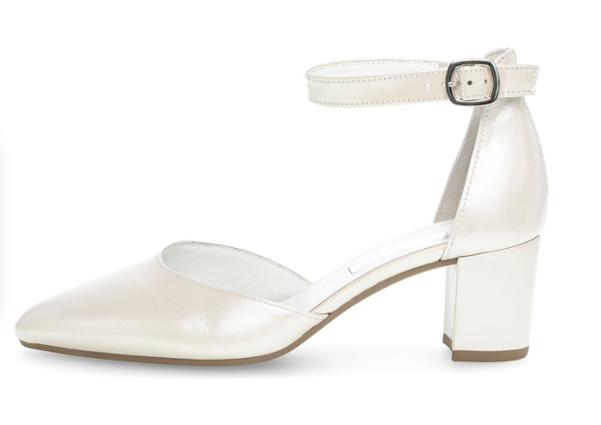 Gabor Ankle Strap Shoes Off White 61.340.60
