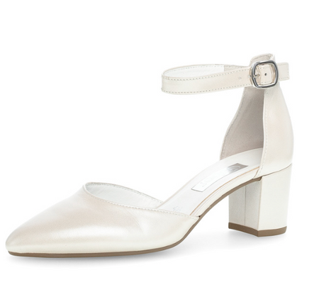 Gabor Ankle Strap Shoes Off White 61.340.60