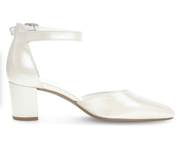 Gabor Ankle Strap Shoes Off White 61.340.60