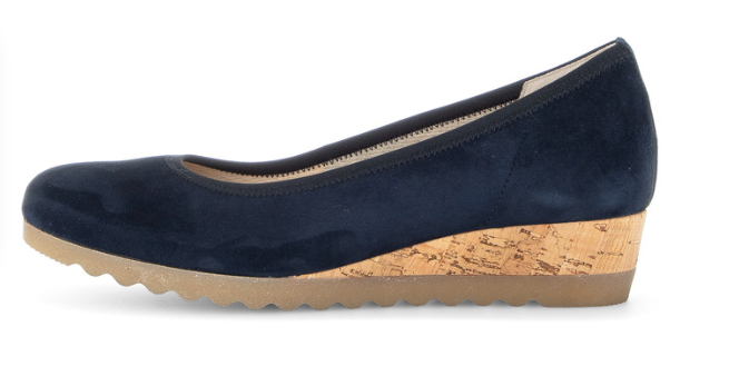 Gabor Wedge Shoe Navy 62.641.46