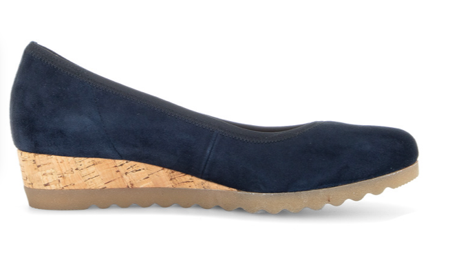 Gabor Wedge Shoe Navy 62.641.46