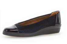 Load image into Gallery viewer, Gabor Wedge Shoe in Navy 06.402.86