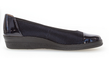 Load image into Gallery viewer, Gabor Wedge Shoe in Navy 06.402.86