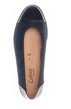 Load image into Gallery viewer, Gabor Wedge Shoe in Navy 06.402.86