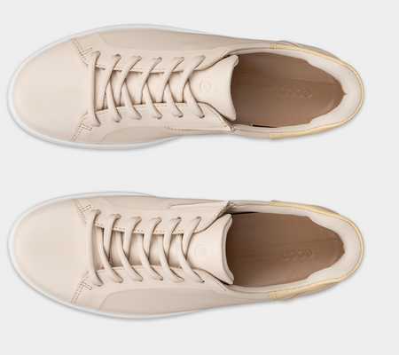 Ecco Beige Leather Shoe 470843 60934