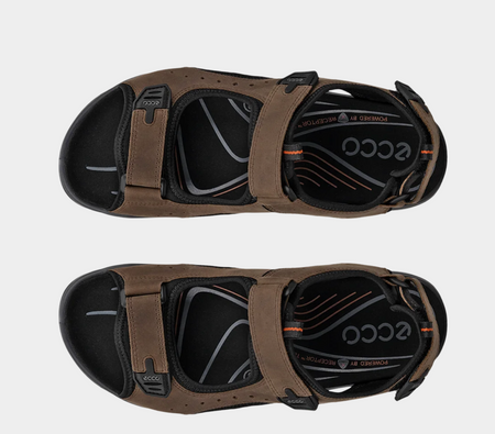 Ecco Mens Walking Sandals Brown 822044 02114