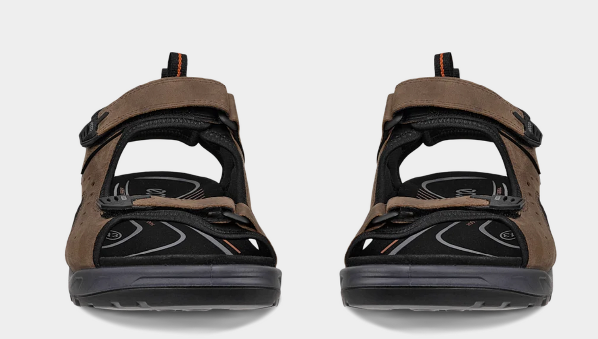Ecco Mens Walking Sandals Brown 822044 02114