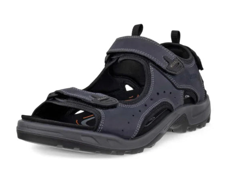 Ecco Mens Walking Sandals Navy 822044 12038