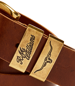 RM Williams Caramel Brown Leather Belt BSF5ACHY5