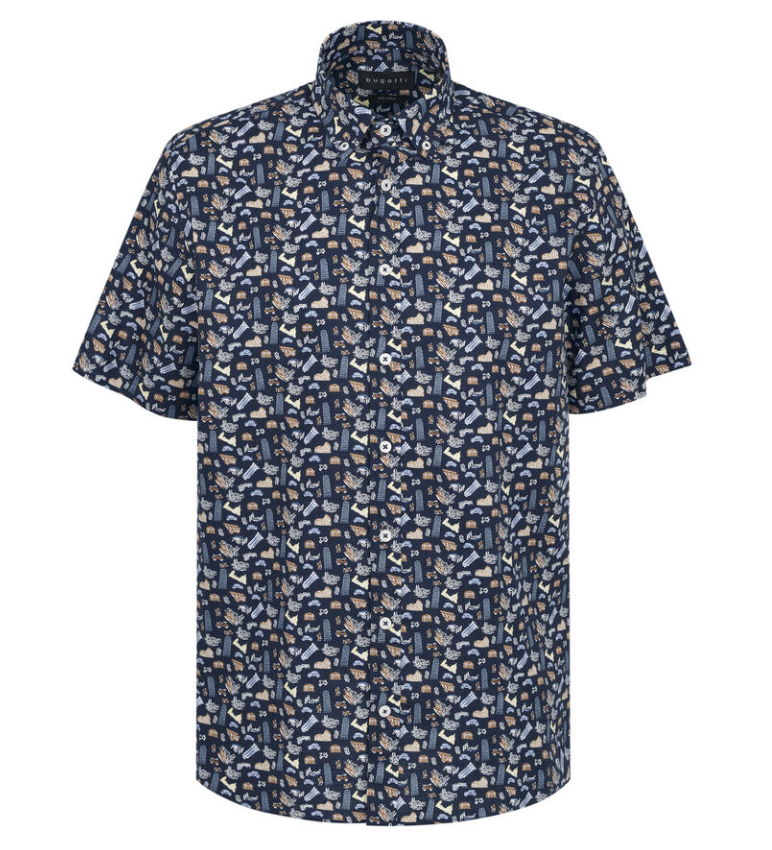 Bugatti Printed Shirt 9450 78336c 390