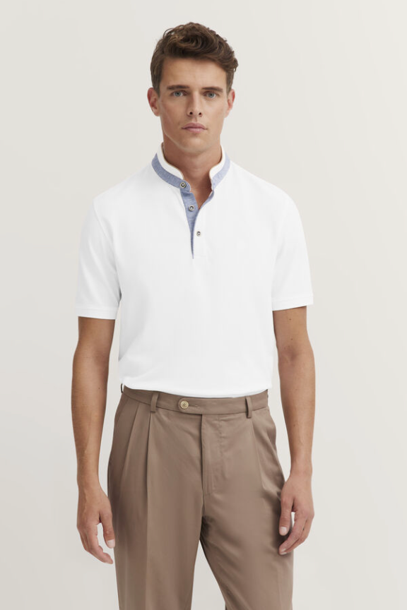 Bugatti Grandfather Collar Polo Shirt 8150 75003c 10