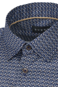 Bugatti Navy Printed Shirt 9750 78512c 390