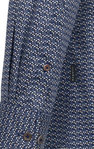 Bugatti Navy Printed Shirt 9750 78512c 390