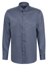 Load image into Gallery viewer, Bugatti Navy Printed Shirt 9750 78512c 390