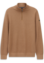 Load image into Gallery viewer, Bugatti Beige Zip Knit 7500 95512 60