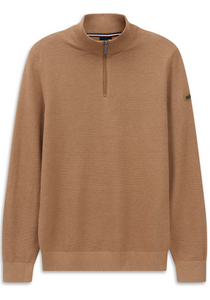 Bugatti Beige Zip Knit 7500 95512 60