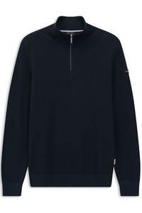 Bugatti Zip Knit in Navy 7500 95512 390